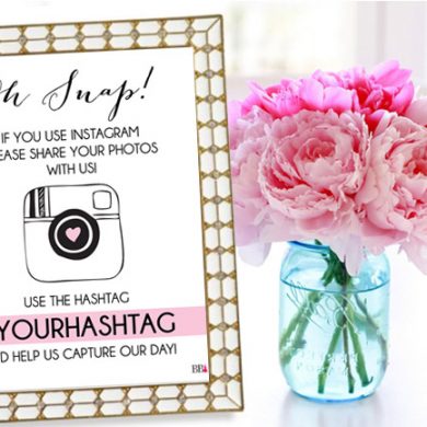 Bummed Bride Free Instagram Wedding Sign Download