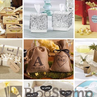 Hand picked wedding favors under a dollar