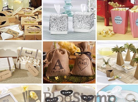Hand picked wedding favors under a dollar