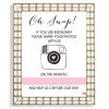 Free Printable Instagram Wedding Sign - Bumps and Bottles