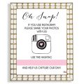 Free Printable Instagram Wedding Sign - Bumps and Bottles