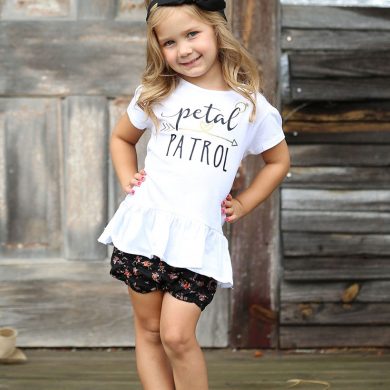 Flower girl petal patrol t-shirt