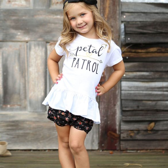 Flower girl petal patrol t-shirt