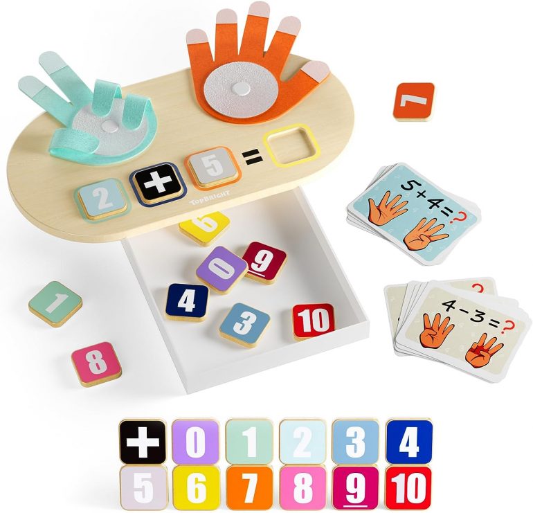 Finger Counting Math Toy - Bumps and Bottles